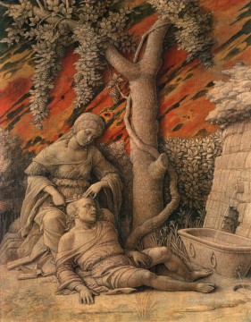 Andrea Mantegna Painting - Samson and Delilah Renaissance painter Andrea Mantegna